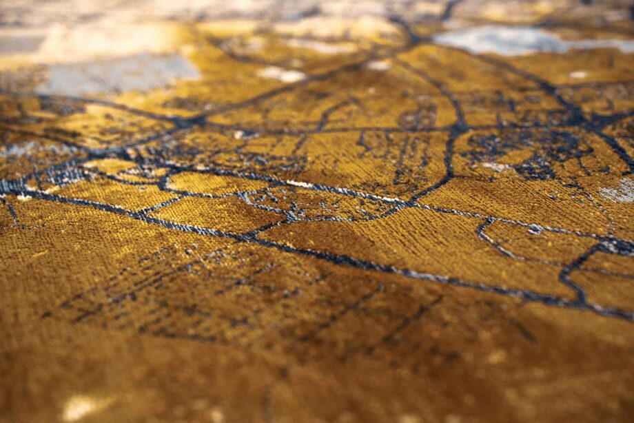 Louis De Poortere carpet Cities Dubai 9698 Gold Sea zoom 8