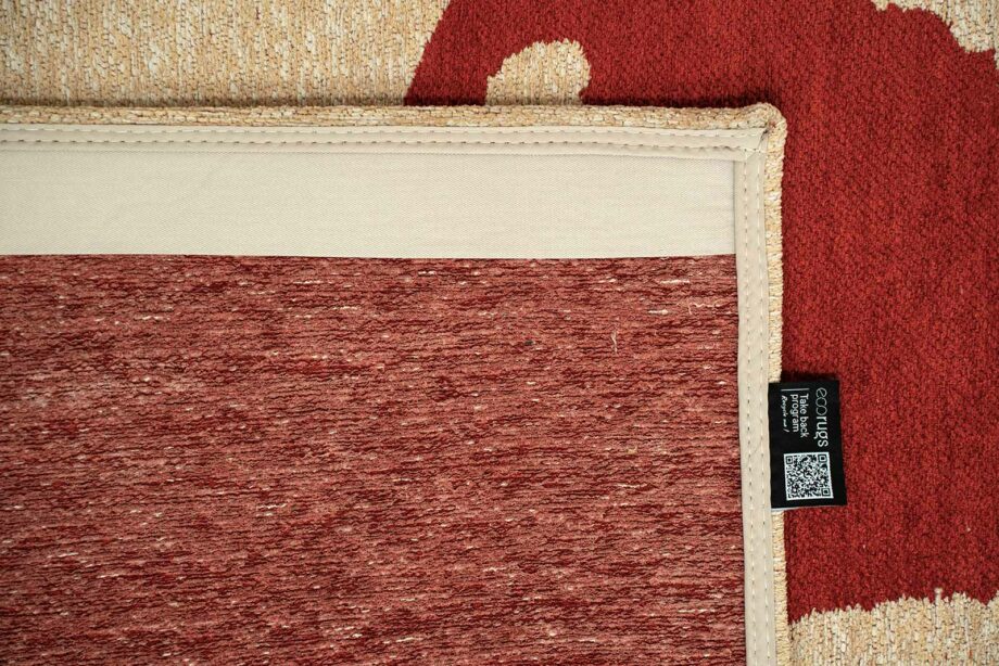 Louis De Poortere carpet Craft Ribbon 9847 Imperial Red back