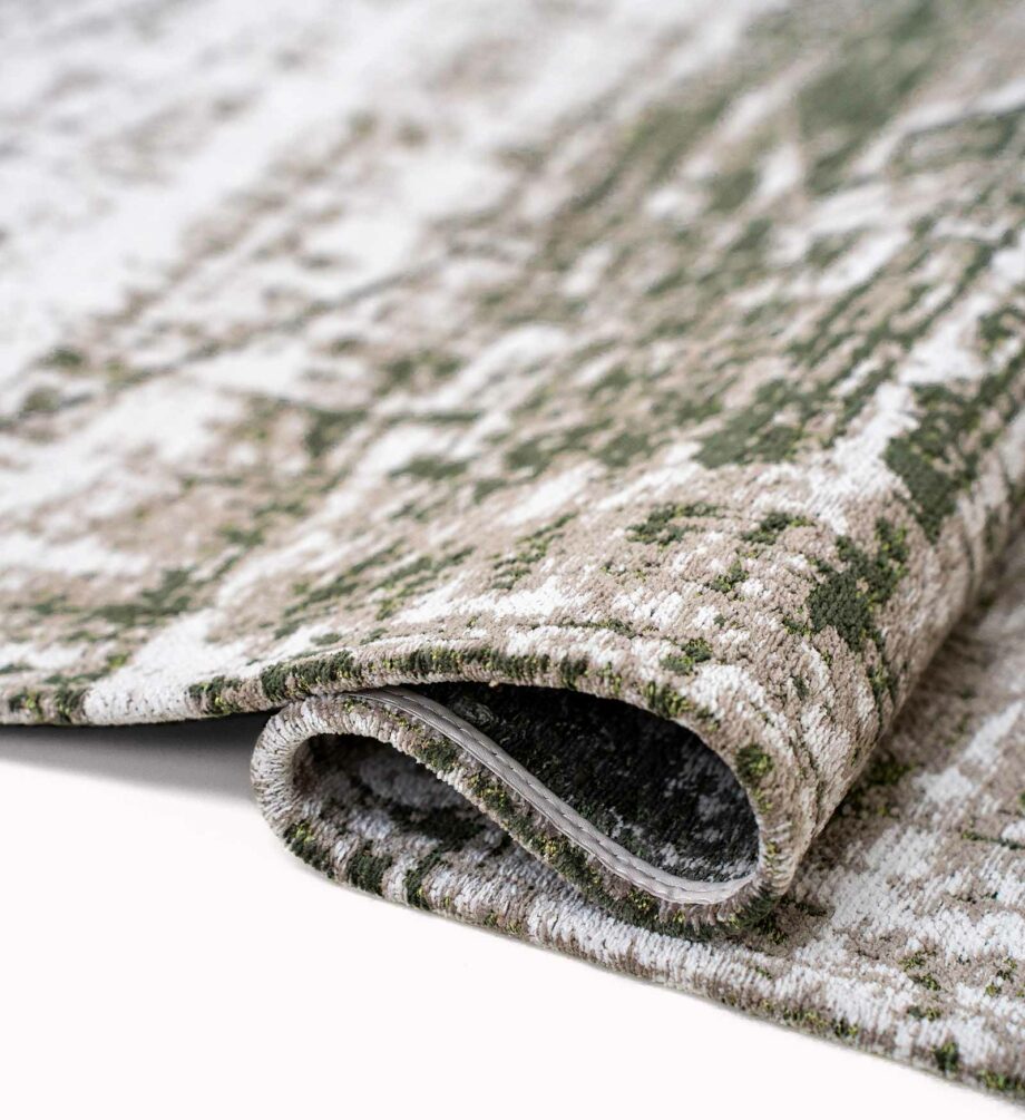 Louis De Poortere carpet Mad Men Griff 9797 Central Green fold