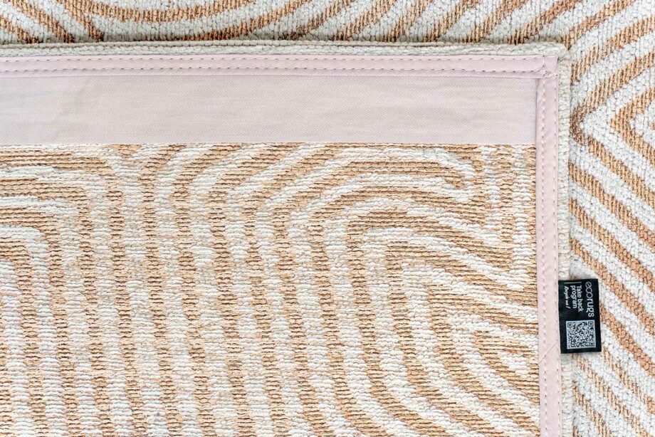 Louis De Poortere carpet Meditation Coral 9800 Indian Sand back