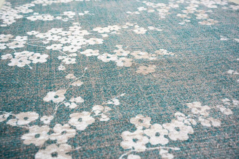 Louis De Poortere carpet Sakura 9850 Sakura Lake Blue zoom