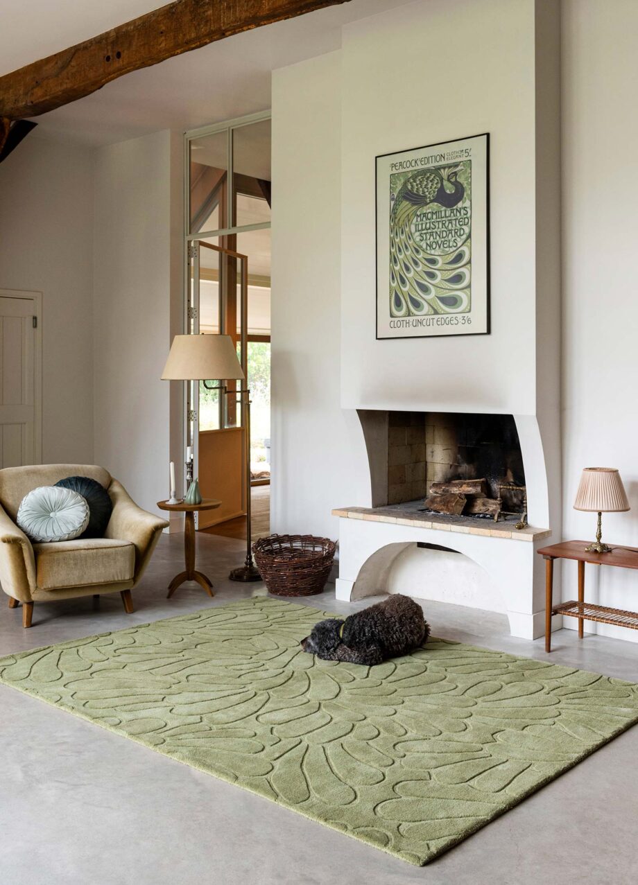 Laura Ashley Coleby Petals Hedgerow Green 078807 interior A