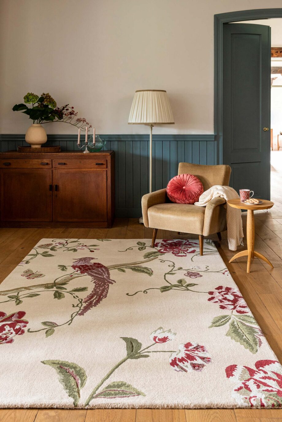Laura Ashley Summer Palace Cranberry Grape 081200 interior A