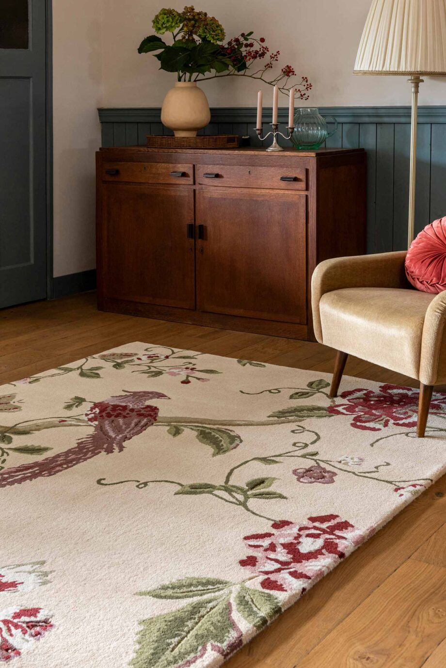 Laura Ashley Summer Palace Cranberry Grape 081200 interior C