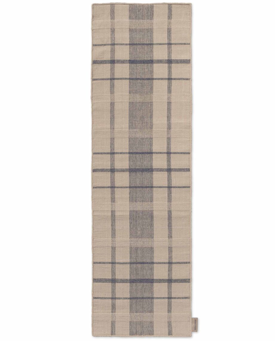 Brink Campman Zona Check Denim 497408 runner 67 x 230 A outdoor