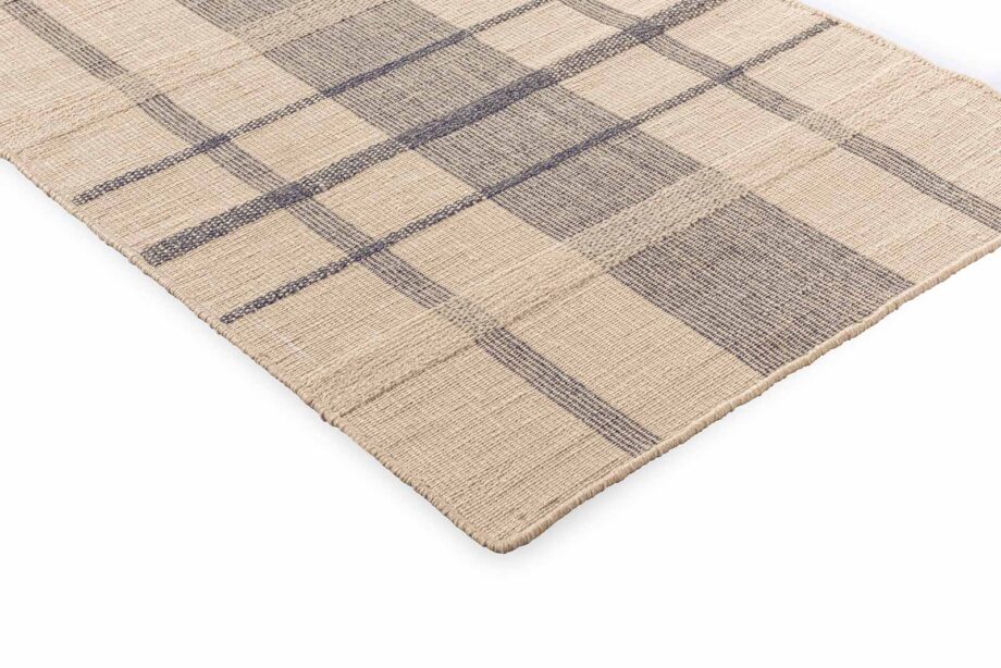 Brink Campman Zona Check Denim 497408 runner 67 x 230 E outdoor