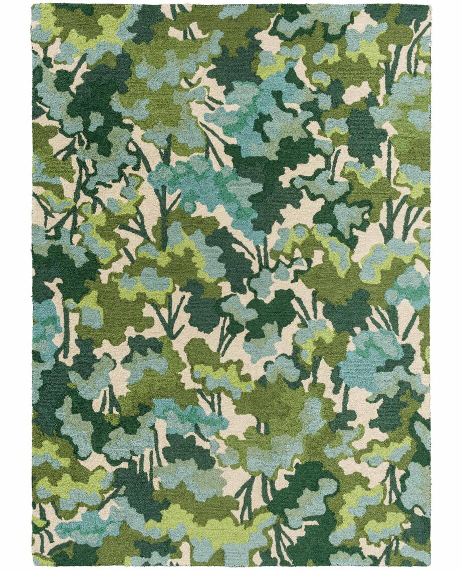 Harlequin Tree Tops Green 443807 A outdoor