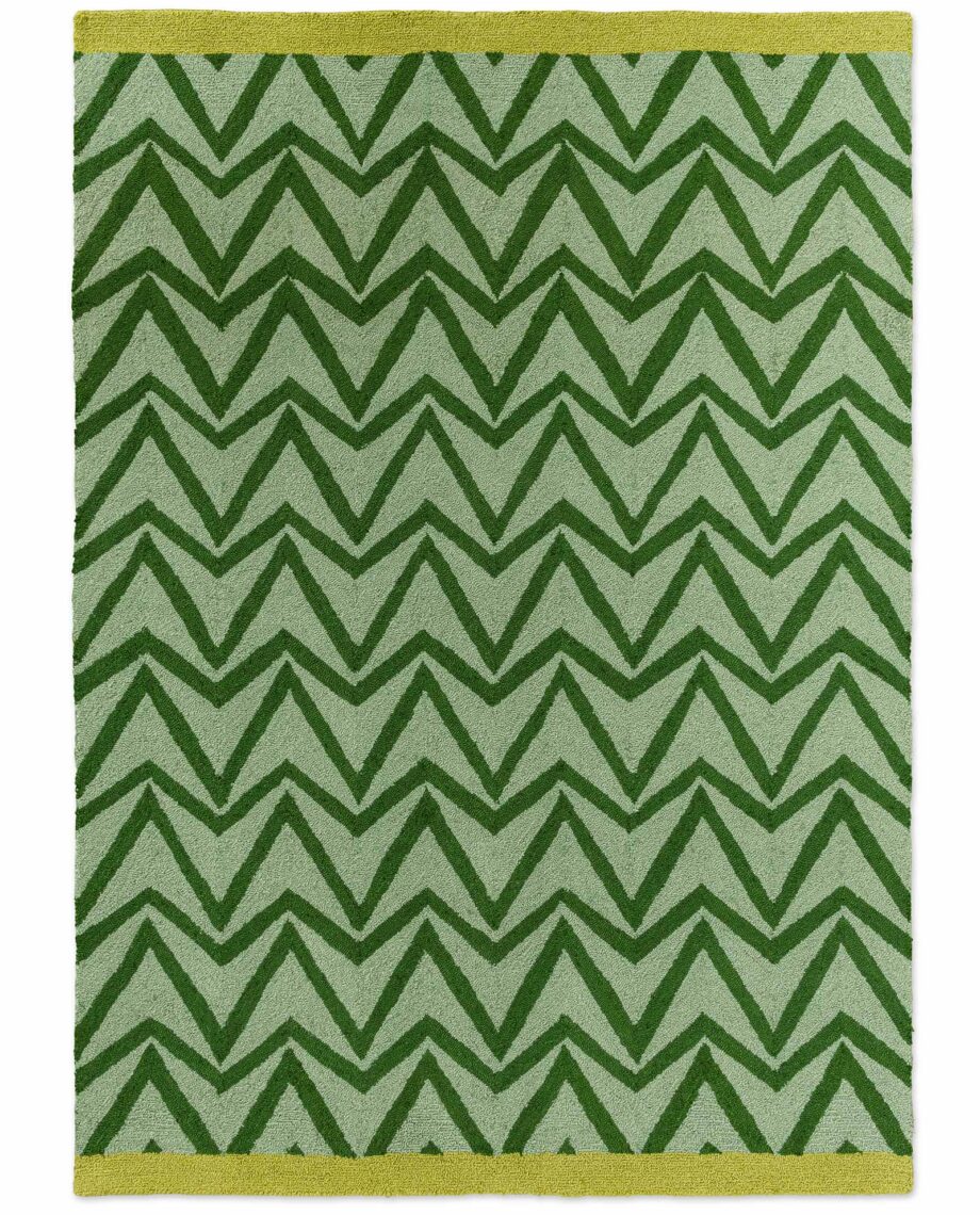 Scion Dhurrie Green 426307 A outdoor