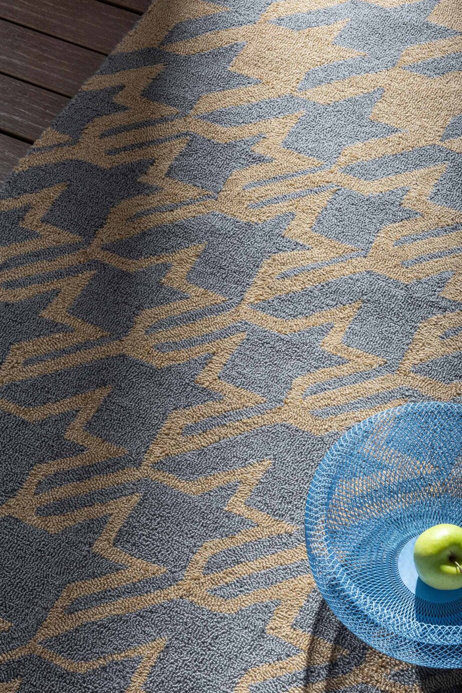 Ted Baker Houndstooth washed Blue 455708 interior B PET outdoor