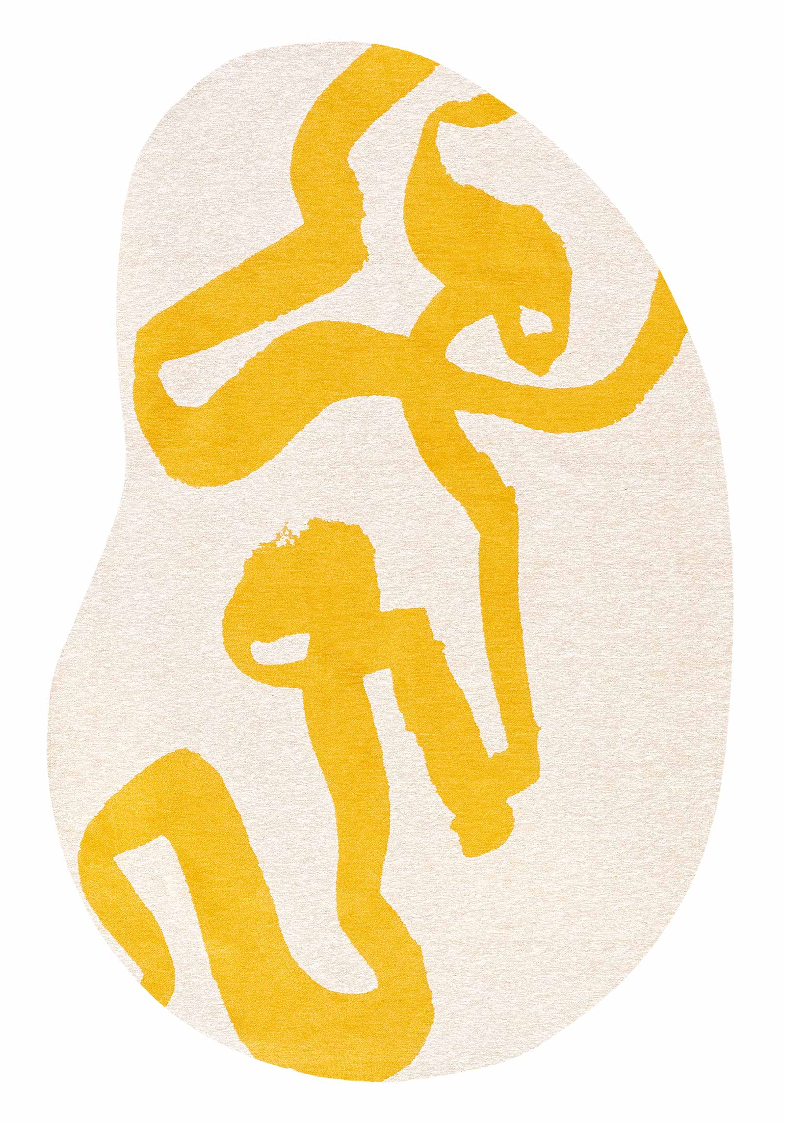 Louis De Poortere carpet Craft 2084 Ribbon Pure Yellow peanut 1