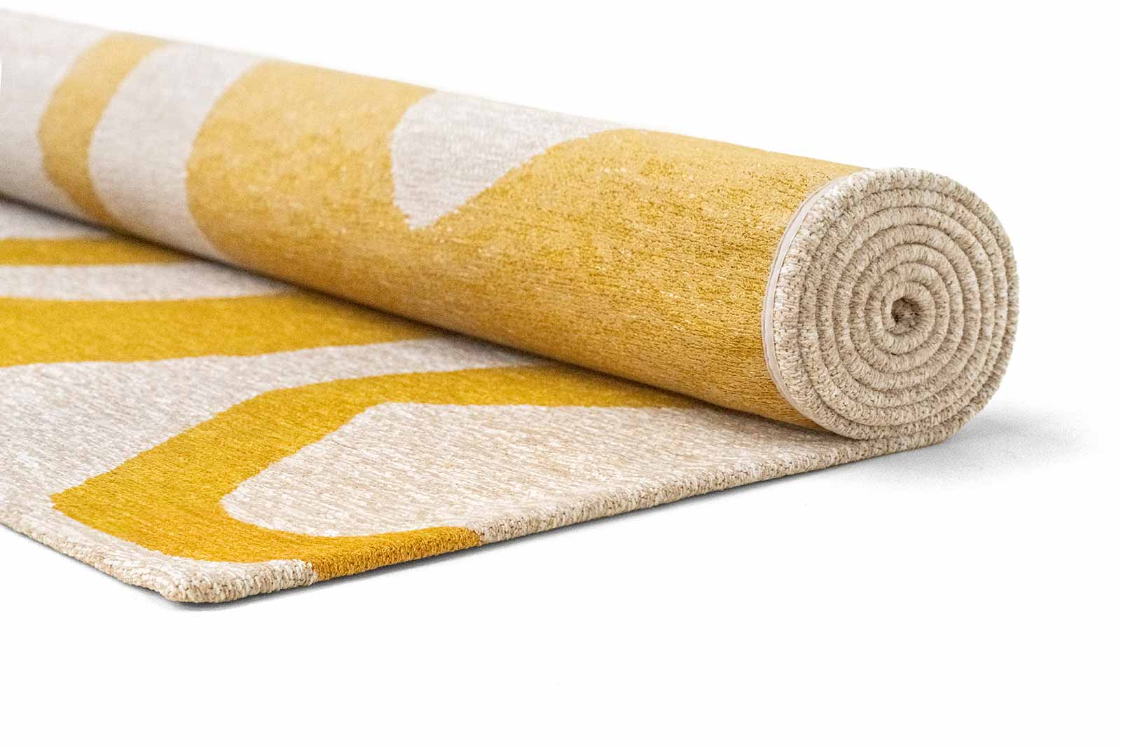 Louis De Poortere carpet Craft 2084 Ribbon Pure Yellow roll