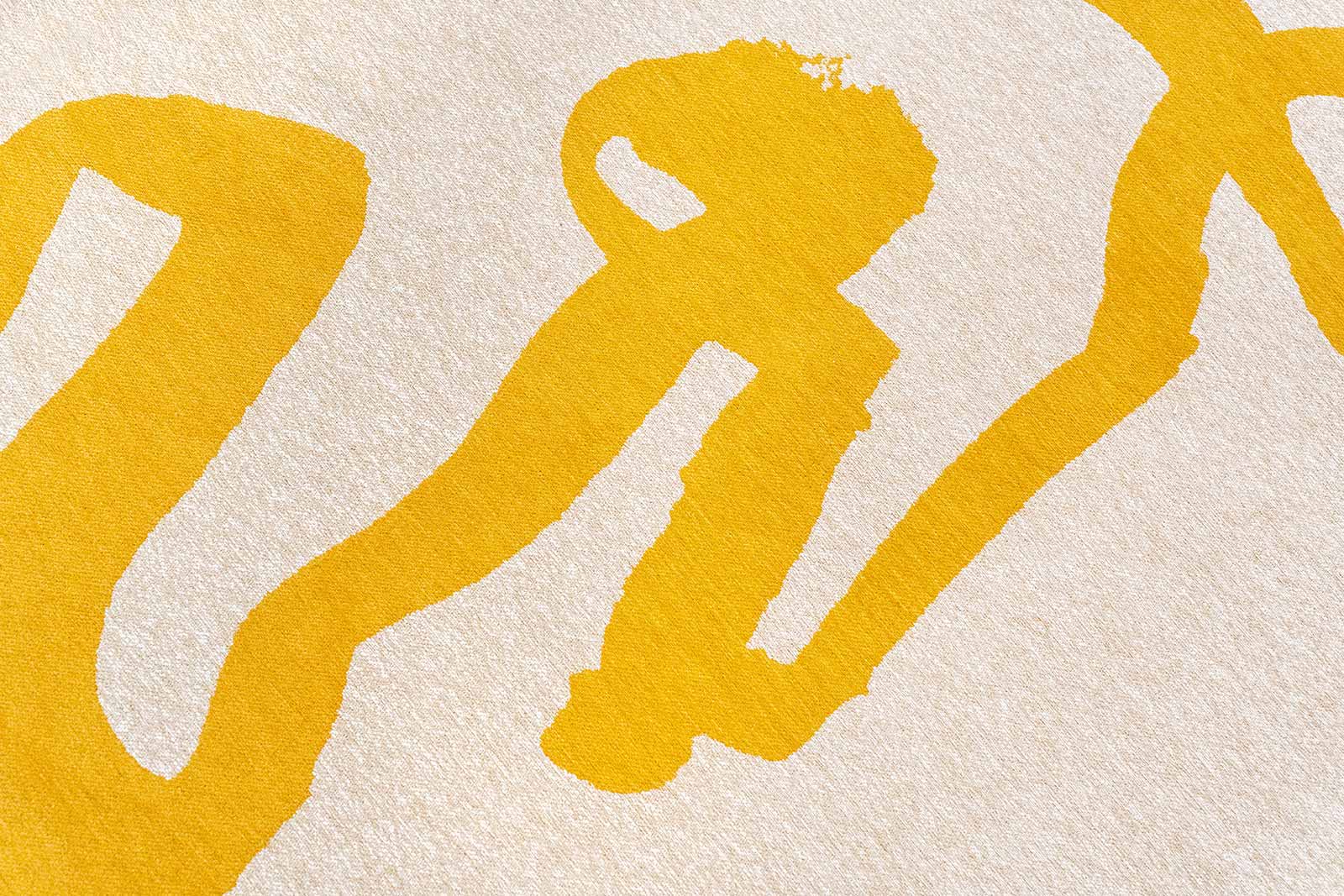 Louis De Poortere carpet Craft 2084 Ribbon Pure Yellow zoom 3