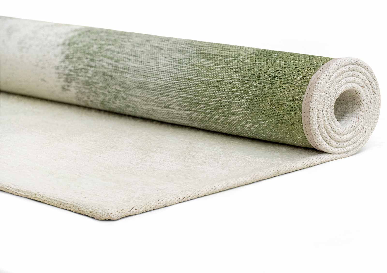Louis De Poortere carpet Meditation 2105 Drop Green Pepper roll